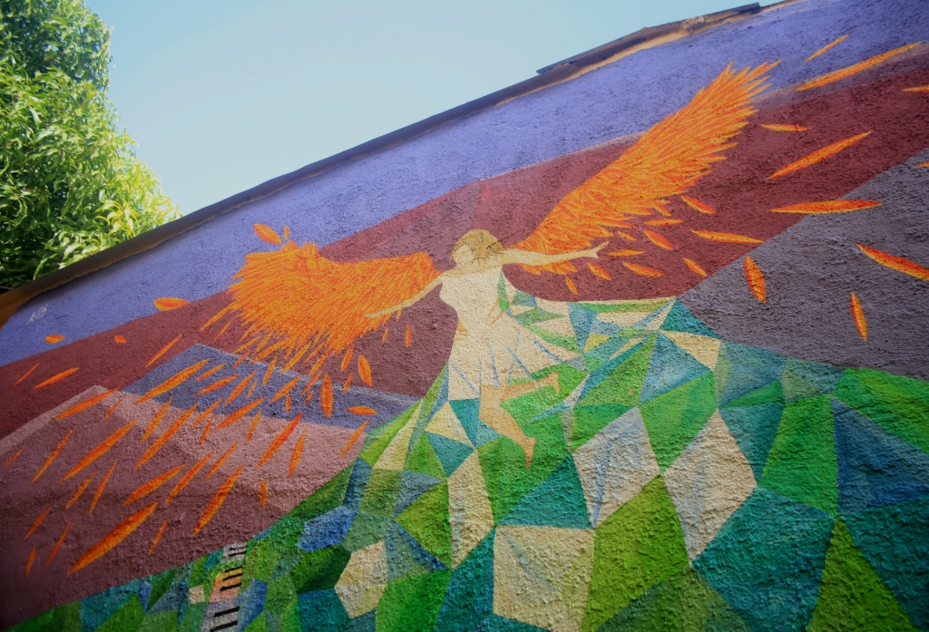 Fairy wall mural at Cloud9