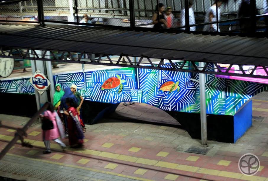 Mural at Mumbai Central